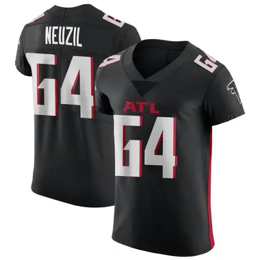 Men's Ryan Neuzil Atlanta Falcons Alternate Jersey - Elite Black