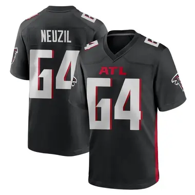 Men's Ryan Neuzil Atlanta Falcons Alternate Jersey - Game Black