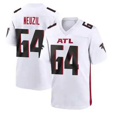 Men's Ryan Neuzil Atlanta Falcons Jersey - Game White